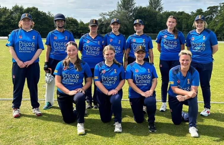 The winning Pembs Ladies team